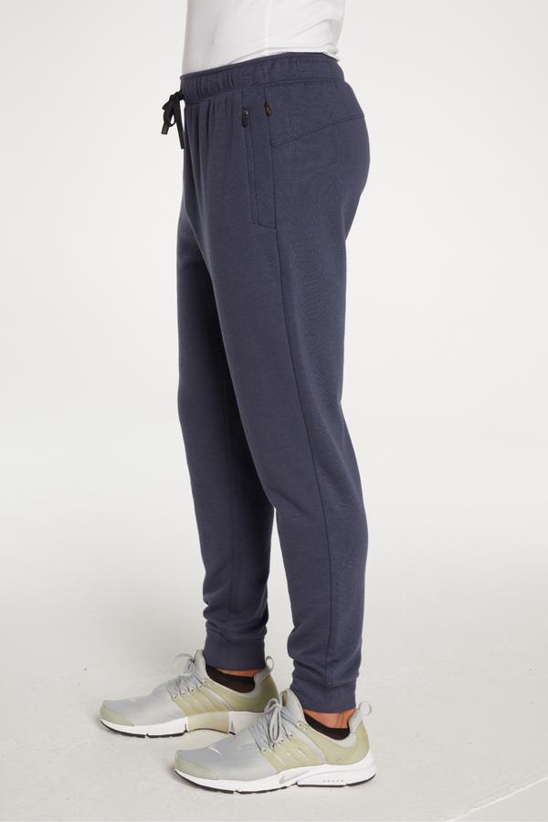 Balance Collection For Men Willow Jogger, alternate angle view, showing visible design features and texture of the soft knit fabric.. 