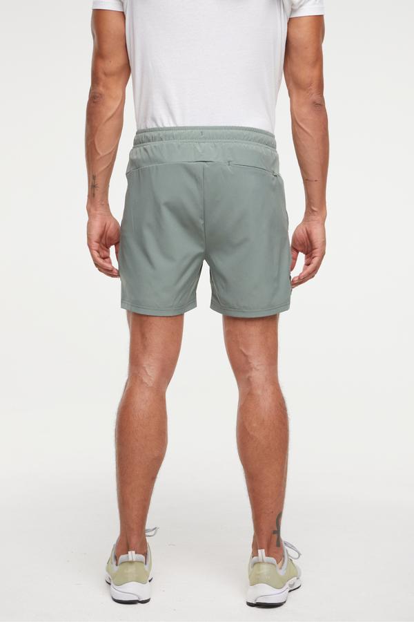 Balance Collection For Men Pablo Short, alternate angle view, showing visible design features and texture of the soft knit fabric.. 