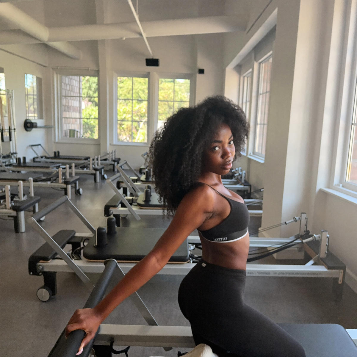 UGC Pilates Studio Black Sports Set