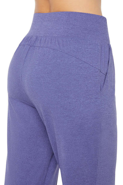 Josie Pant, side view showing pocket placement, showing visible design features and texture of the durable stretch fabric.. 