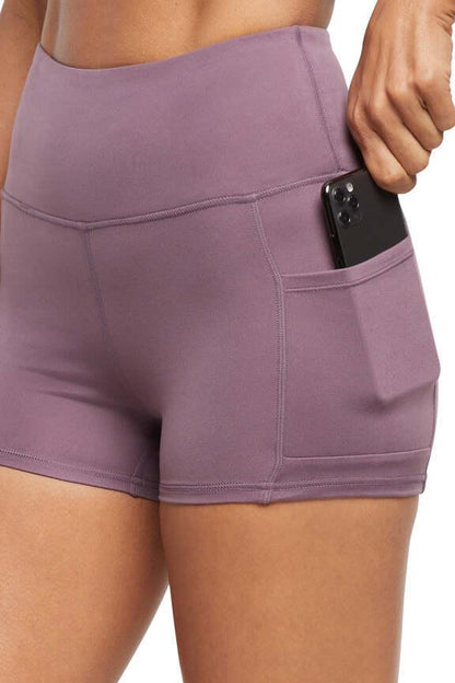 Becca Hottie Short, alternate angle view, showing visible design features and texture of the soft knit fabric.. 