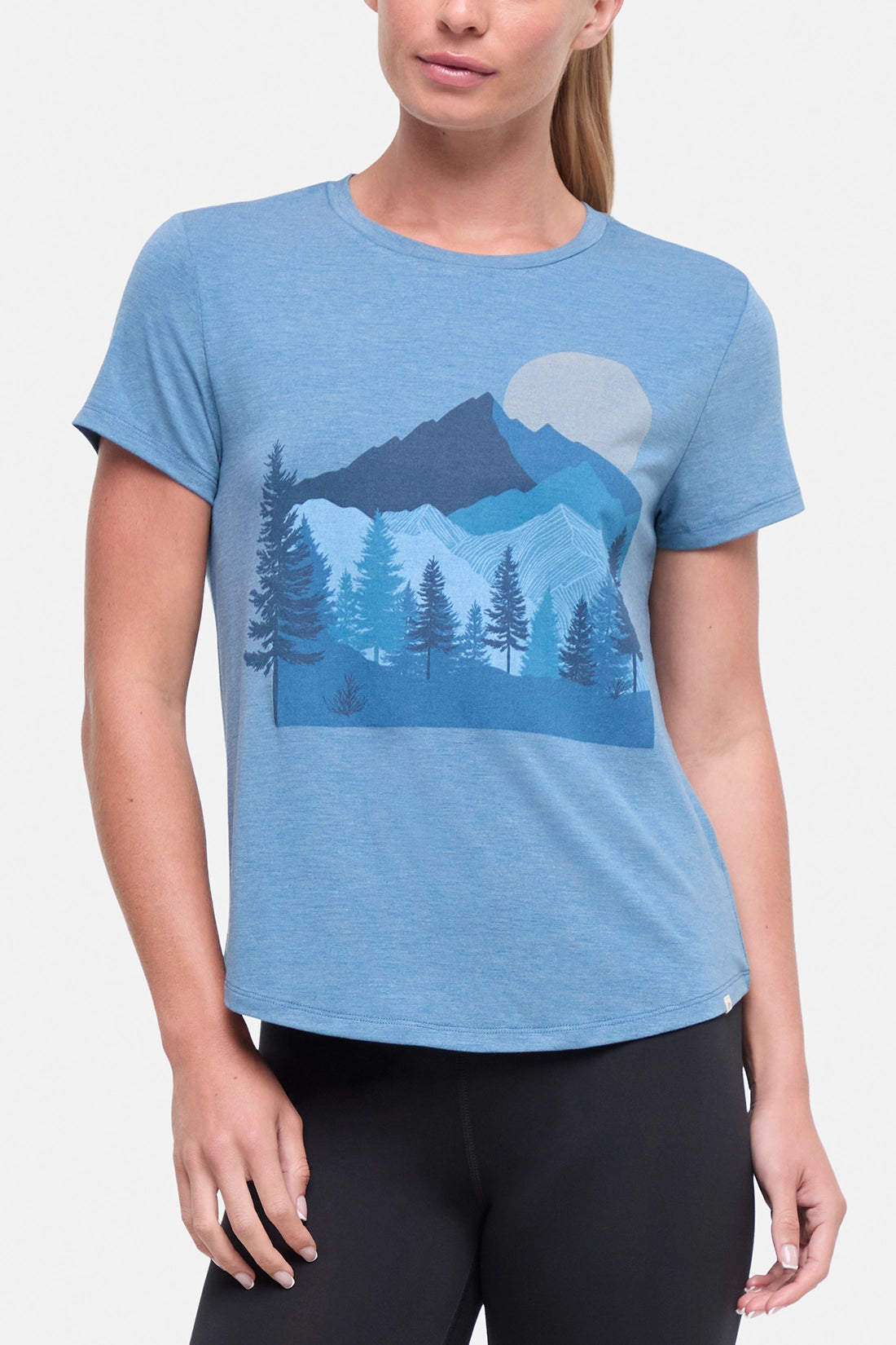 Monica Tee - Heather Midnight Twilight Forest