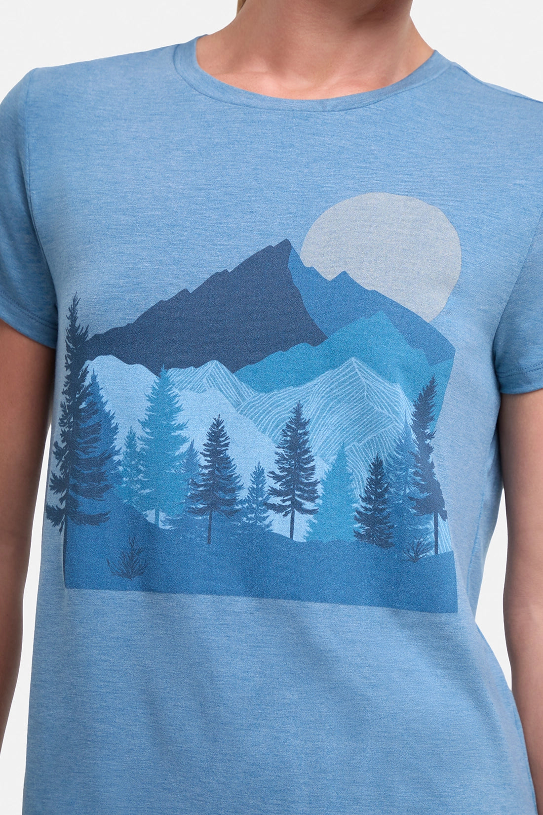 Monica Tee - Heather Midnight Twilight Forest