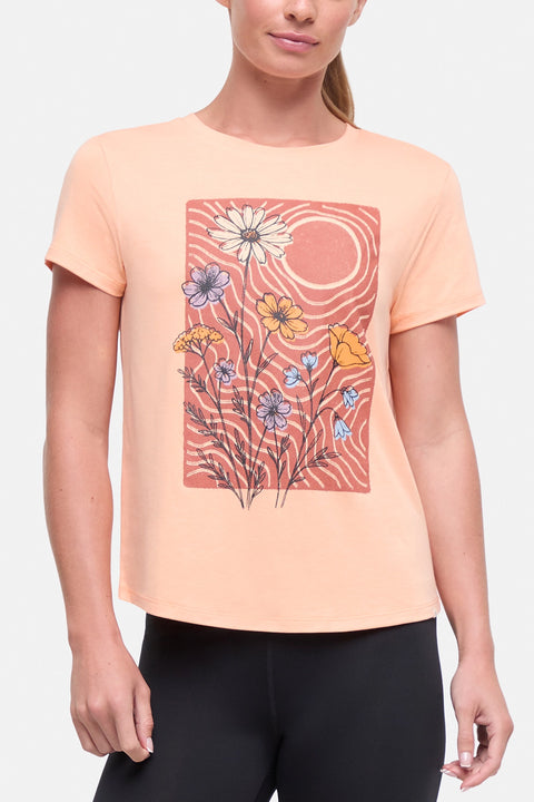 Monica Tee - Heather Melon Ice Daisies In The Sun