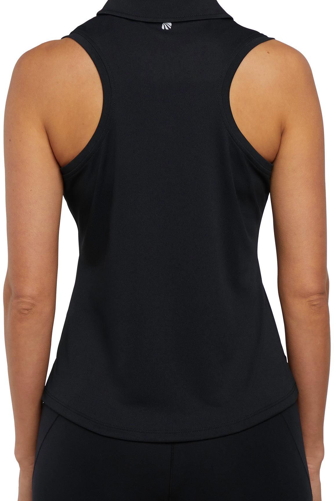 Tanisha Tank, alternate angle view, showing visible design features and texture of the soft knit fabric.. 