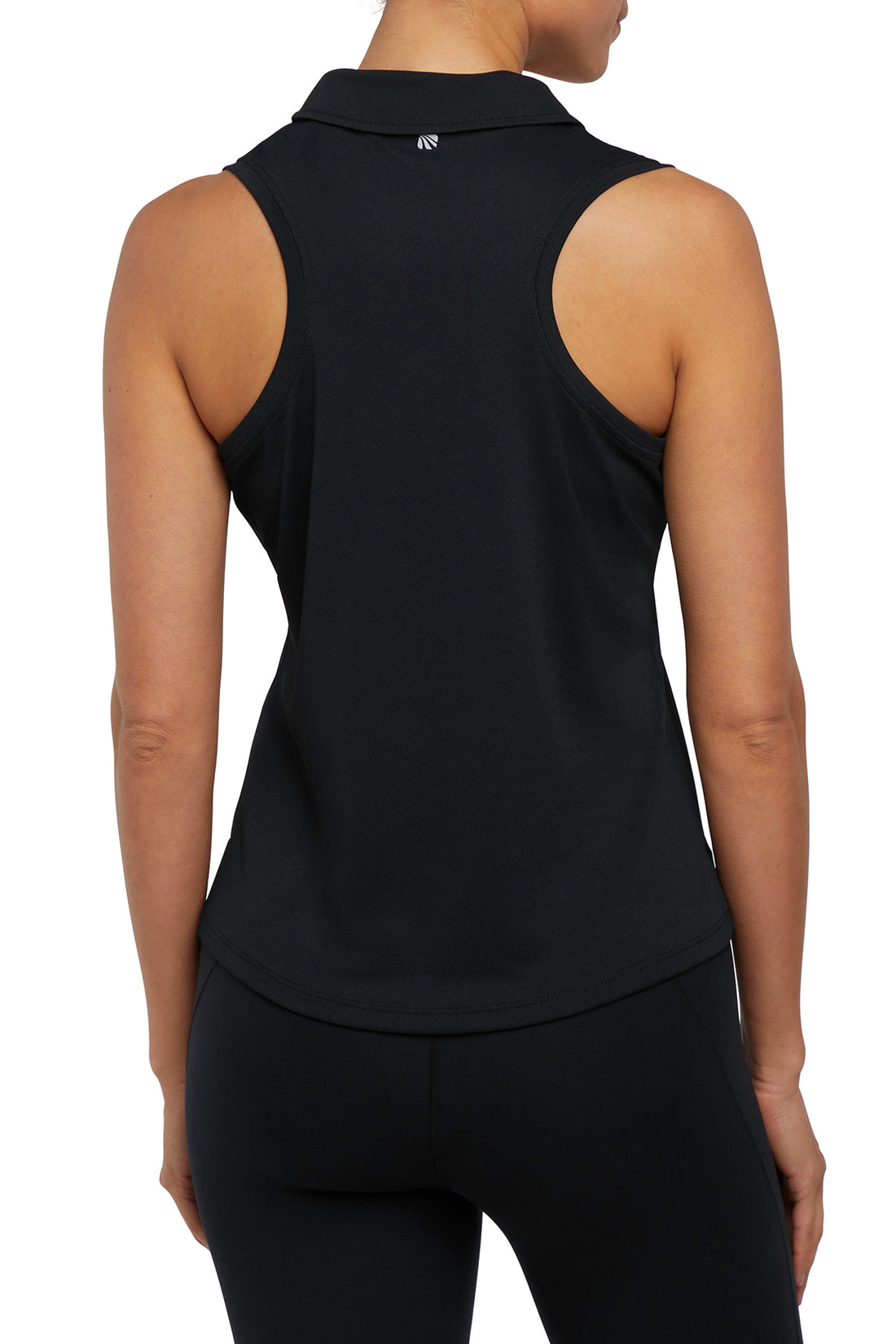 Tanisha Tank, alternate angle view, showing visible design features and texture of the soft knit fabric.. 