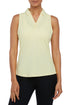 Tanisha Tank, front view, showing visible design features and texture of the soft knit fabric.. 