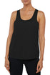 Anaya 2-Layer Tank, front view, showing visible design features and texture of the soft knit fabric.. 