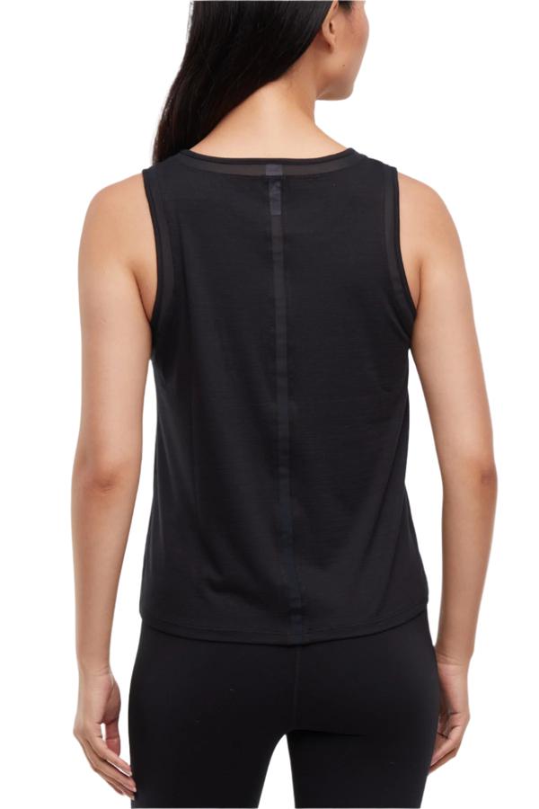 Larissa Tank, alternate angle view, showing visible design features and texture of the soft knit fabric.. 