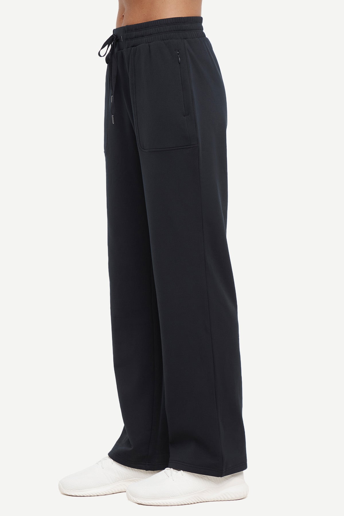 Mia Pant, alternate angle view, showing visible design features and texture of the durable stretch fabric.. 