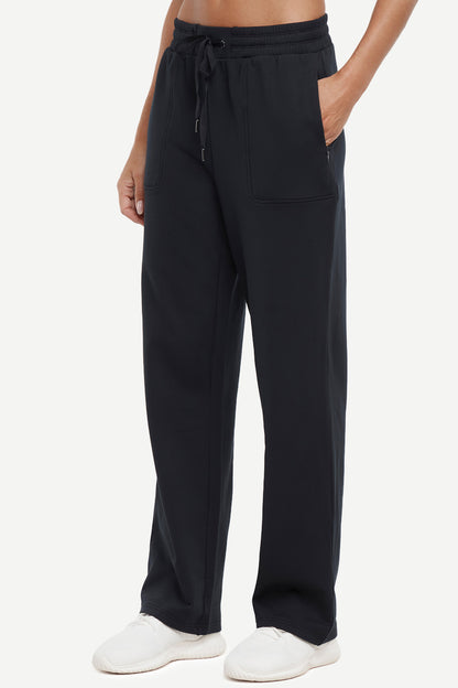 Mia Pant, alternate angle view, showing visible design features and texture of the durable stretch fabric.. 