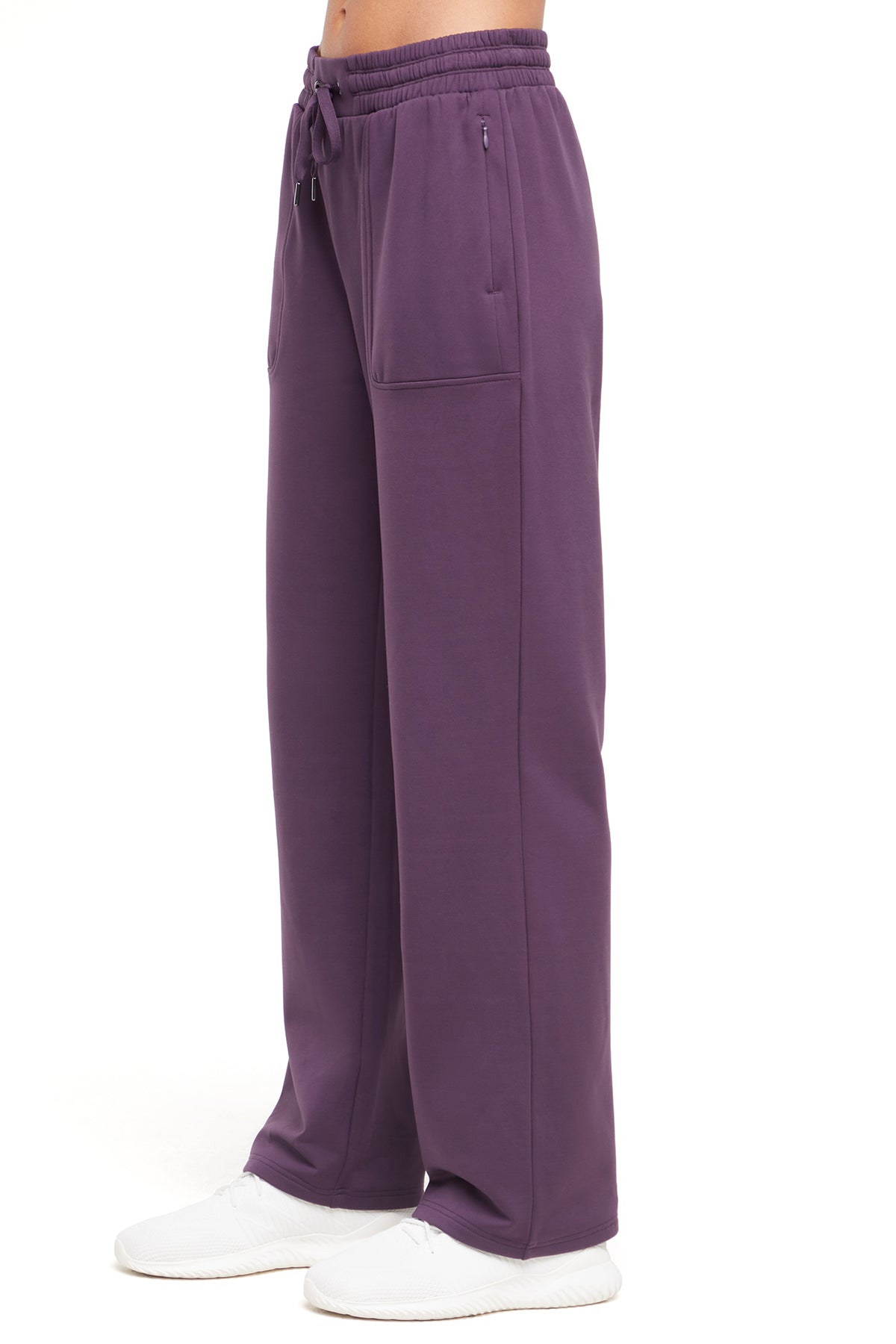 Mia Pant, alternate angle view, showing visible design features and texture of the durable stretch fabric.. 