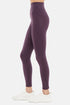 Audrie Legging, side view showing pocket placement, showing visible design features and texture of the stretch knit fabric.. 