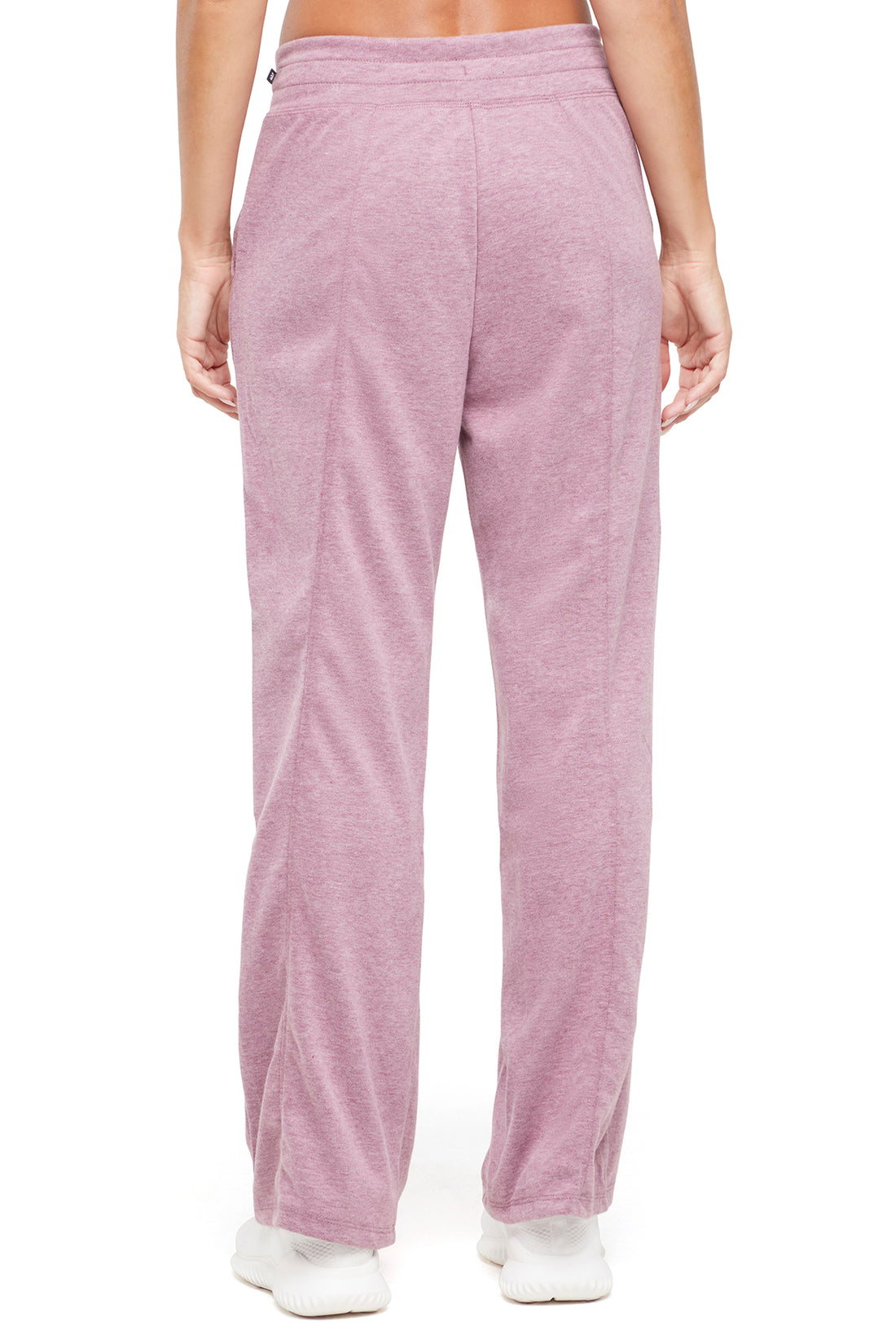 Lyla Pant, alternate angle view, showing visible design features and texture of the durable stretch fabric.. 