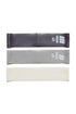 3 Pack Rubber Glute Band Set - Sleet, front view, showing visible design features and texture of the soft knit fabric.. 