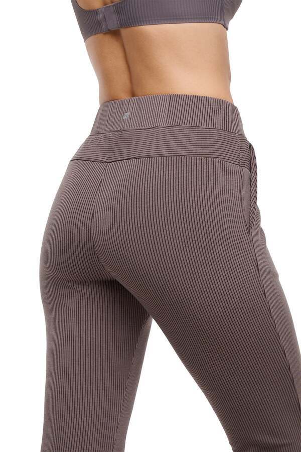 Paige Bootcut Pant, alternate angle view, showing visible design features and texture of the durable stretch fabric.. 