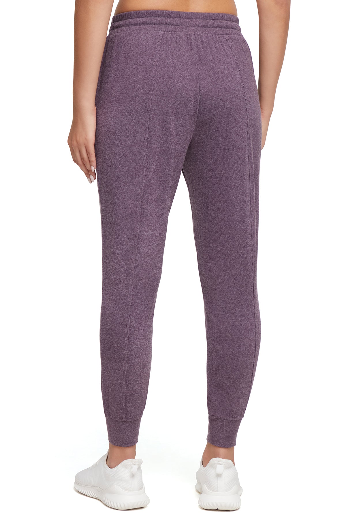 Riley Jogger, alternate angle view, showing visible design features and texture of the soft knit fabric.. 