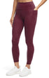 Kelly Side Pocket Legging, alternate angle view, showing visible design features and texture of the stretch knit fabric.. 