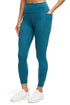 Kelly Side Pocket Legging, alternate angle view, showing visible design features and texture of the stretch knit fabric.. 