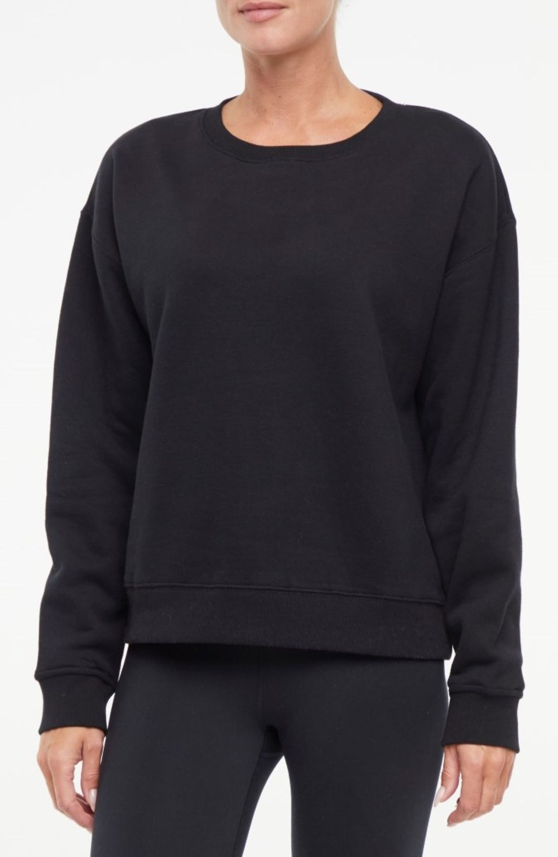 Camila Pullover, front view, showing visible design features and texture of the soft knit fabric.. 