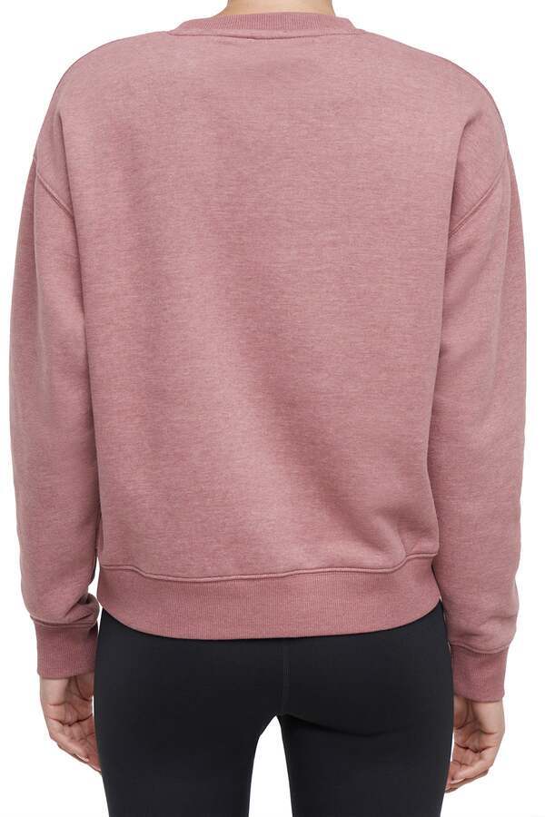 Camila Pullover, alternate angle view, showing visible design features and texture of the soft knit fabric.. #color_heather-crushed-berry
