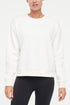 Camila Pullover, alternate angle view, showing visible design features and texture of the soft knit fabric.. 
