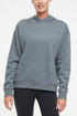 Camila Hoodie, alternate angle view, showing visible design features and texture of the soft fleece fabric.. 
