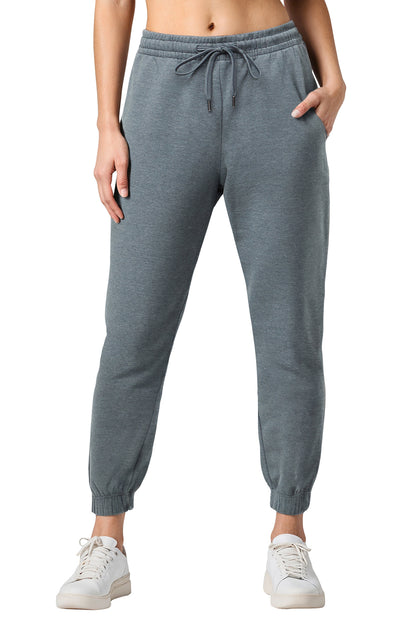 Camila Jogger, alternate angle view, showing visible design features and texture of the soft knit fabric.. 