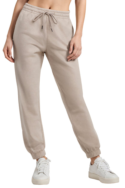 Camila Jogger, alternate angle view, showing visible design features and texture of the soft knit fabric.. 