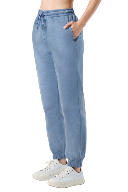 Camila Jogger, alternate angle view, showing visible design features and texture of the soft knit fabric.. 