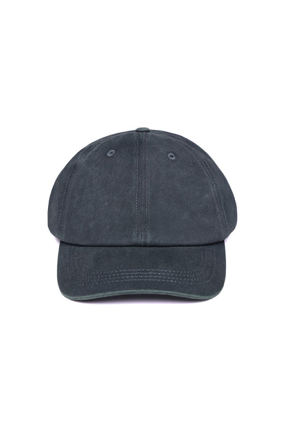 Ruby Canvas Hat - Heather Urban Chic, back view, showing visible design features and texture of the soft knit fabric.. 