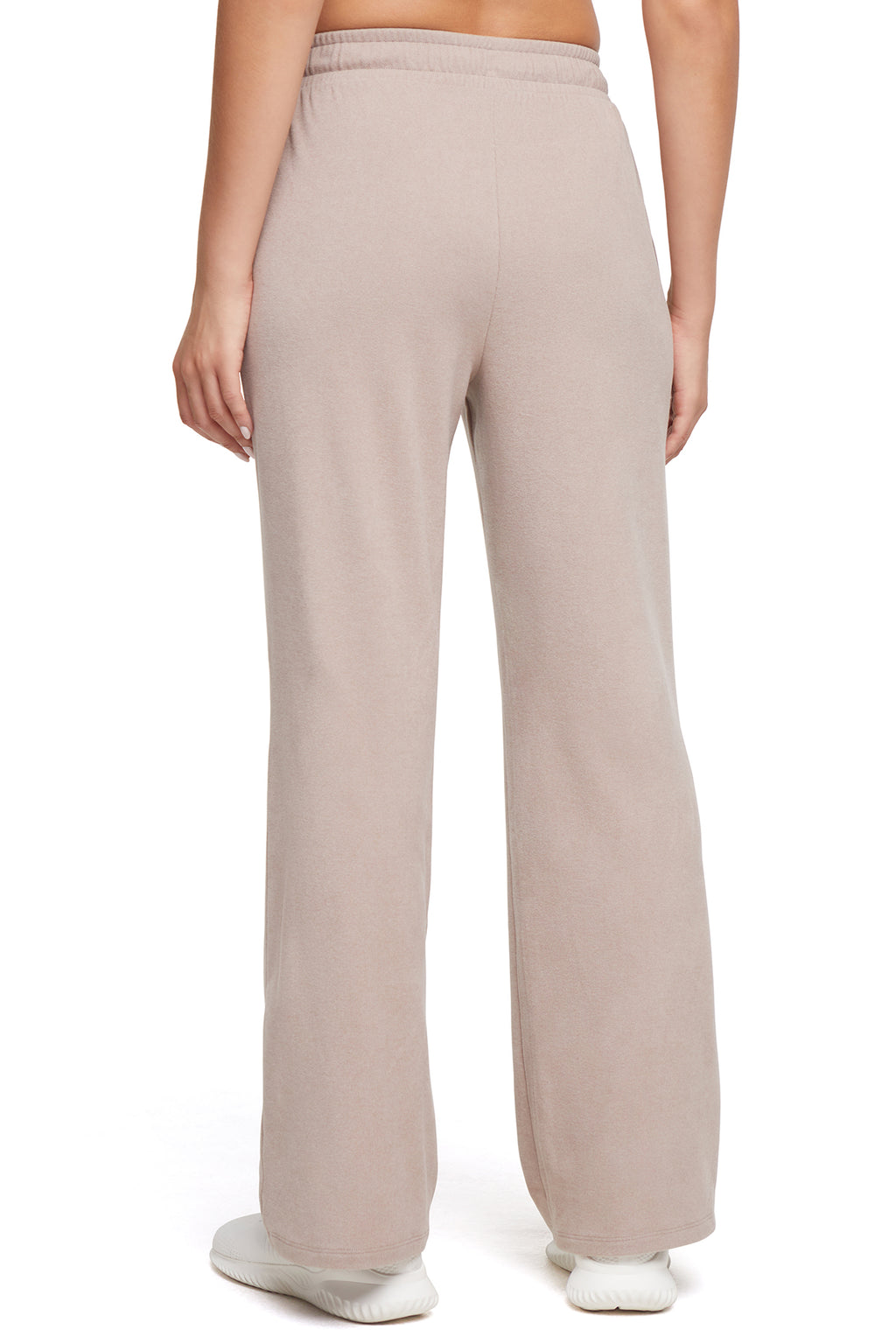 Riley Straight Leg Pant, alternate angle view, showing visible design features and texture of the durable stretch fabric.. #color_heather-atmosphere