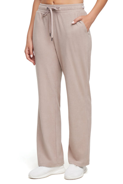 Riley Straight Leg Pant, alternate angle view, showing visible design features and texture of the durable stretch fabric.. 