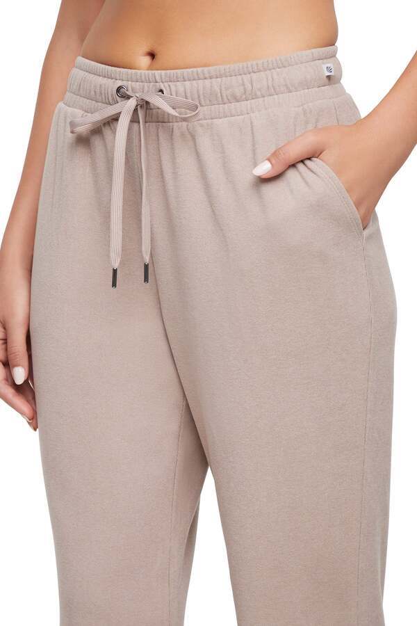 Riley Straight Leg Pant, alternate angle view, showing visible design features and texture of the durable stretch fabric.. #color_heather-atmosphere