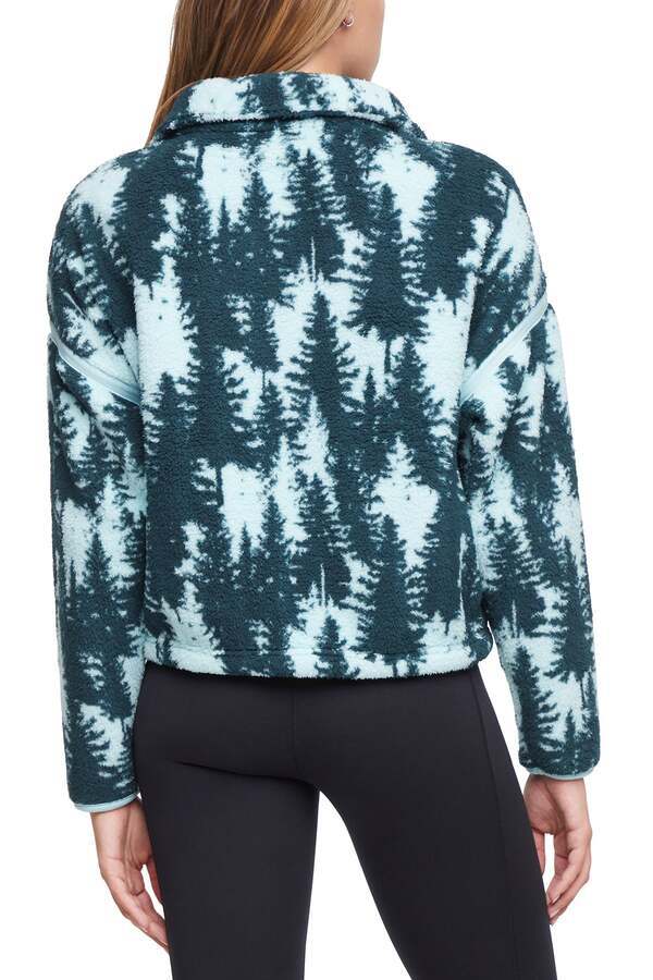 Blair Sherpa Jacket, alternate angle view, showing visible design features and texture of the smooth woven fabric.. 