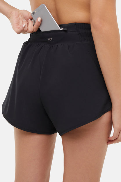 Gabby Woven Short, alternate angle view, showing visible design features and texture of the soft knit fabric. 