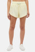Gabby Woven Short, front view, showing visible design features and texture of the soft knit fabric. 
