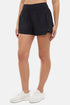 Stassi Woven Short, alternate angle view, showing visible design features and texture of the soft knit fabric. 