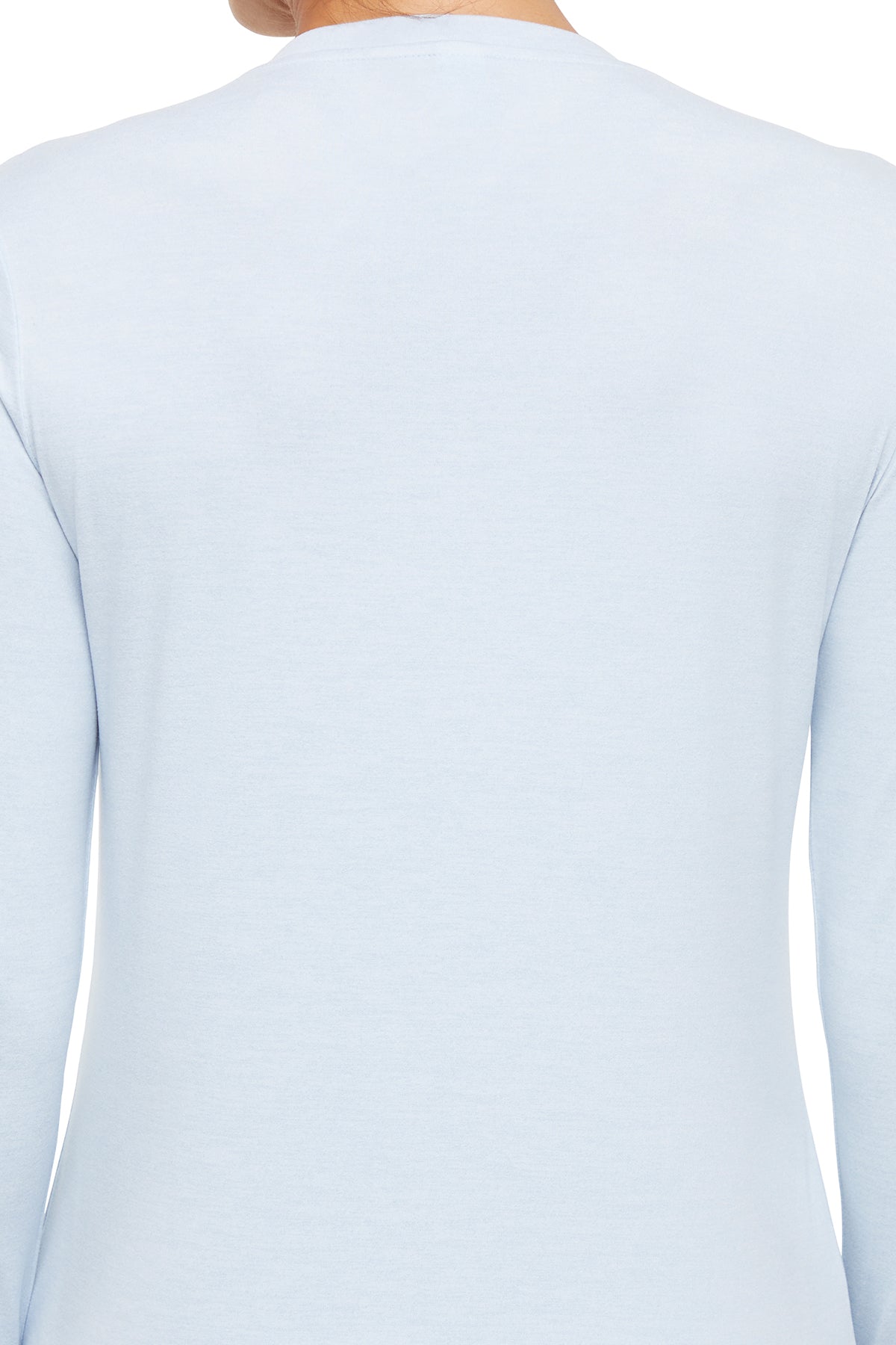 Harper Long Sleeve Top, alternate angle view, showing visible design features and texture of the soft knit fabric.. 