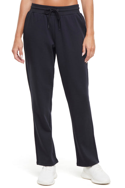 Roxie Pant, alternate angle view, showing visible design features and texture of the durable stretch fabric.. 