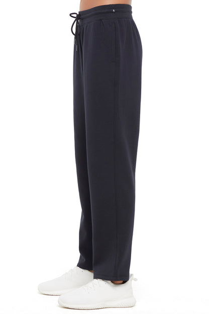 Roxie Pant, alternate angle view, showing visible design features and texture of the durable stretch fabric.. 