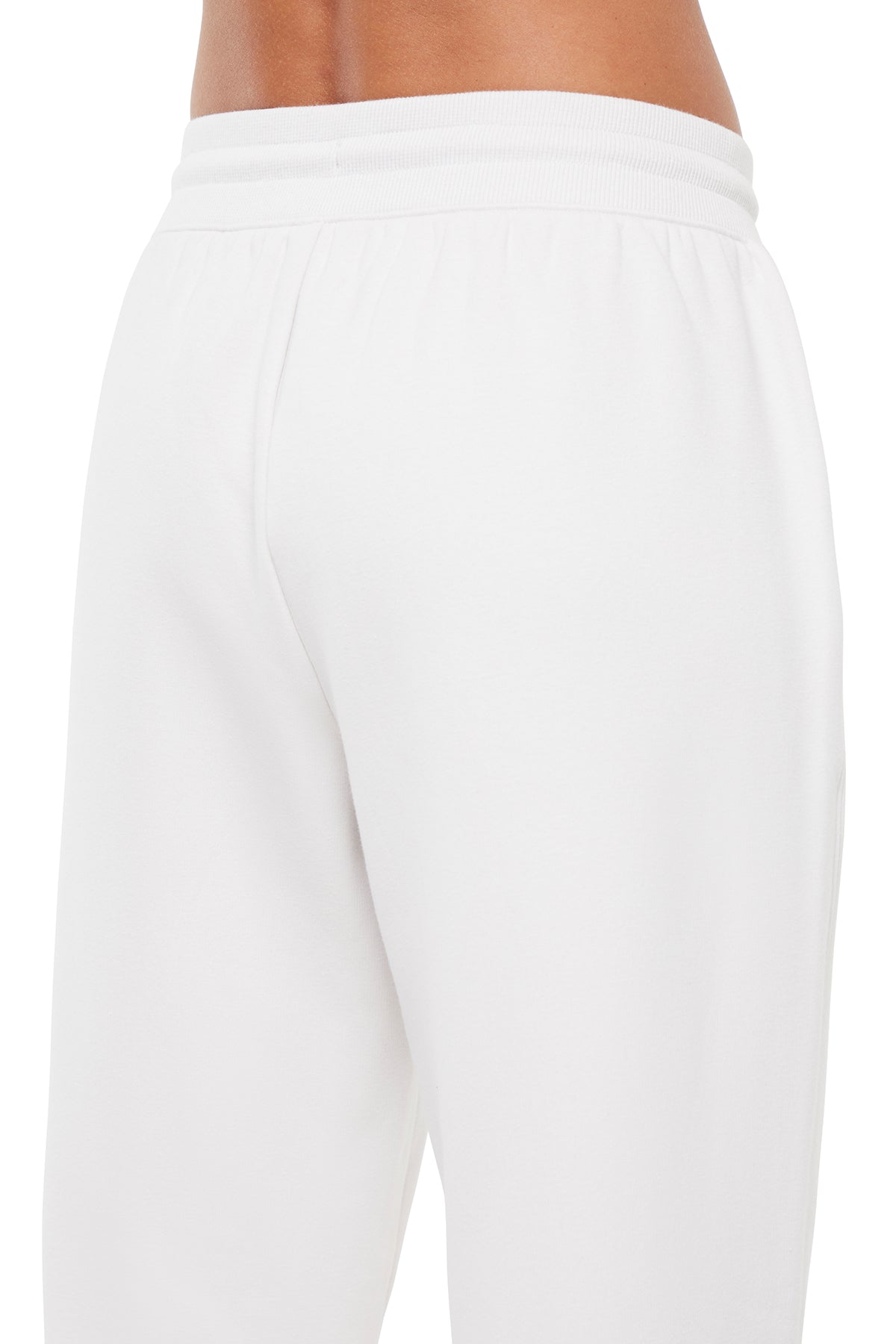 Roxie Pant, side view showing pocket placement, showing visible design features and texture of the durable stretch fabric.. 