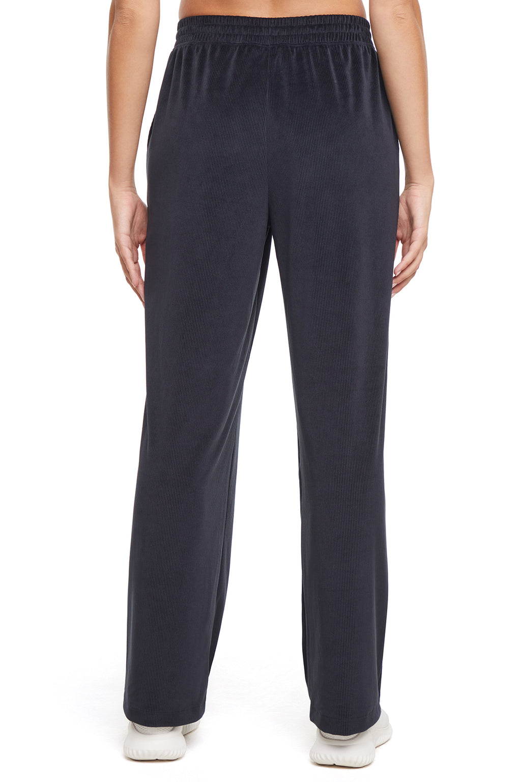 Stormi Pant, alternate angle view, showing visible design features and texture of the durable stretch fabric.. #color_black
