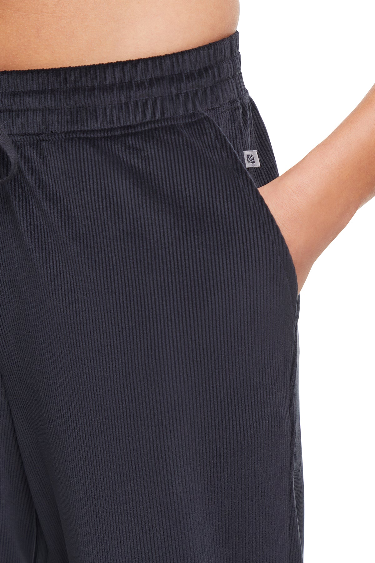 Stormi Pant, alternate angle view, showing visible design features and texture of the durable stretch fabric.. 