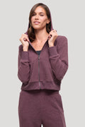 Melody Full Zip Jacket - HEATHER HUCKLEBERRY
