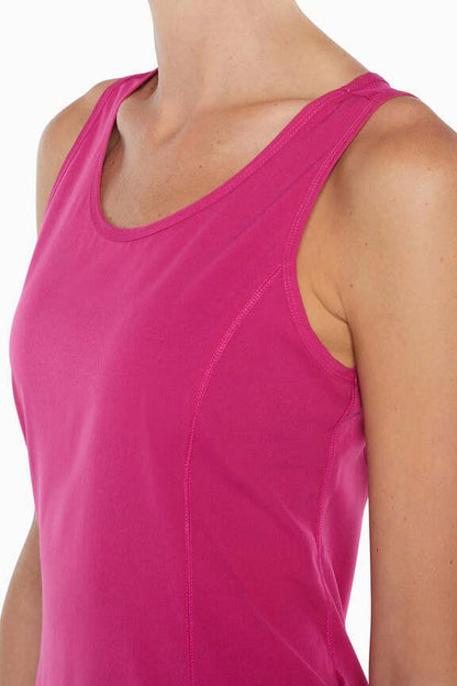 Jadelyn Active Dress, close-up view of fabric and stitching, showing visible design features and texture of the soft knit fabric.. 
