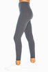 Olivia High Rise Tummy Control Legging - Turbulence, front view, showing visible design features and texture of the stretch knit fabric.. 