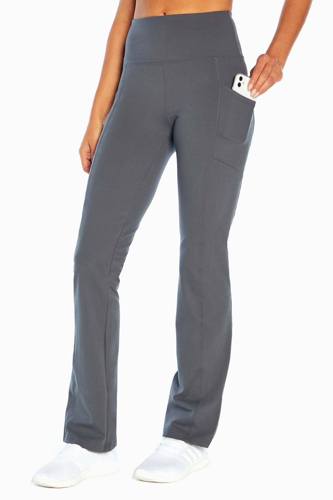 Eclipse Side Pocket Tummy Control Yoga Pant - Turbulence