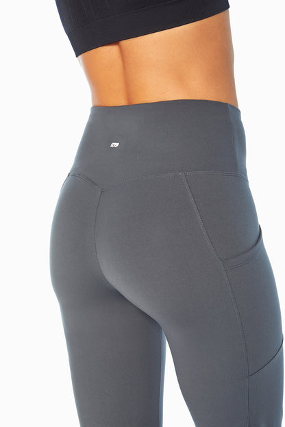 Eclipse Side Pocket Tummy Control Yoga Pant - Turbulence