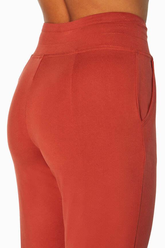 Mona Jogger, alternate angle view, showing visible design features and texture of the soft knit fabric.. 